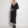Even&Odd Mujer KNIT MAXI V NECK DRESS WITH SLIT - Vestido De Punto - Black -Even&Odd Ventas 2024 2ef335d6fd694028afd440161770f2e0