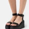 Even&Odd Mujer Sandalias Con Plataforma - Black -Even&Odd Ventas 2024 2f271b32d08f4ba3b7163119322dac89