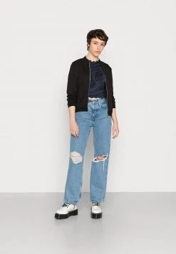 Even&Odd Mujer 2 PACK - Camiseta De Manga Larga - Dark Blue/white