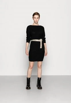 Even&Odd Mujer Vestido De Punto - Black -Even&Odd Ventas 2024 31f2bffc8c334b9283b2286f045528f9