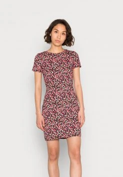 Even&Odd Mujer Vestido Informal - Black / Multi-coloured