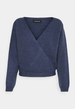 Even&Odd Mujer WICKELJACKE - Chaqueta De Punto - Blue-grey -Even&Odd Ventas 2024 32e4c4e998744283b008a4ff56369167