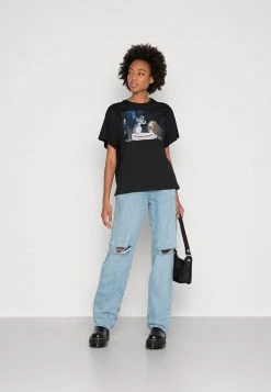 Even&Odd Mujer Camiseta Estampada - Black -Even&Odd Ventas 2024 339c3908a6fe44a1b52f707a85e817ad