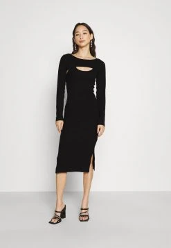 Even&Odd Mujer MINI DOYCON DRESS WITH DETEACHABLE LONG SLEEVES SET - Vestido De Tubo - Black
