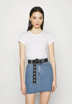 Even&Odd Mujer Camiseta Estampada - White