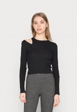 Even&Odd Camiseta De Manga Larga - Black, Mujer