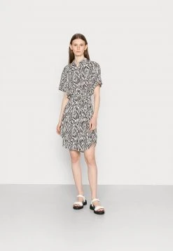 Even&Odd Vestido Camisero - Black/white, Mujer
