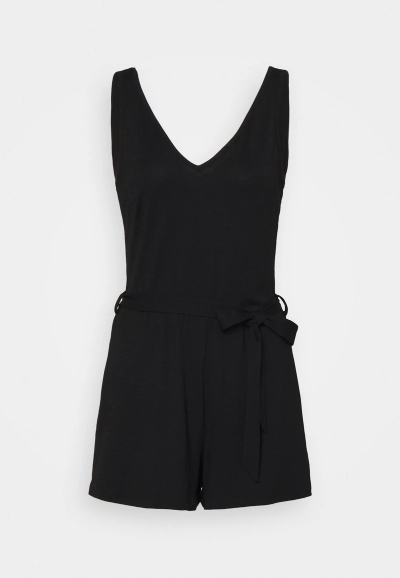 Even&Odd Mujer BASIC Deep V Playsuit - Mono - Black 6 Even&Odd Mujer BASIC Deep V Playsuit - Mono - Black - Imagen 4
