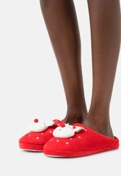 Even&Odd Mujer Pantuflas - Red