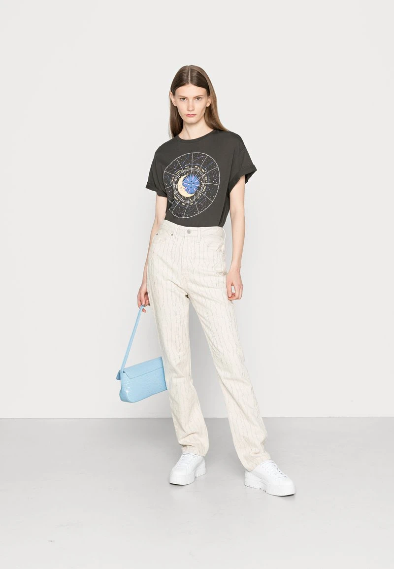 Even&Odd Mujer Camiseta Estampada - Anthracite 4 Even&Odd Mujer Camiseta Estampada - Anthracite - Imagen 2