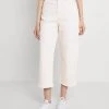 Even&Odd Mujer Wide Leg Cropped Jeans - Vaqueros Rectos - White -Even&Odd Ventas 2024 379712702a7845fcb618a70c43ffe60b