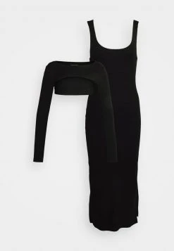 Even&Odd Mujer MINI DOYCON DRESS WITH DETEACHABLE LONG SLEEVES SET - Vestido De Tubo - Black -Even&Odd Ventas 2024 37e691ec89b34099860d2704da466ef3