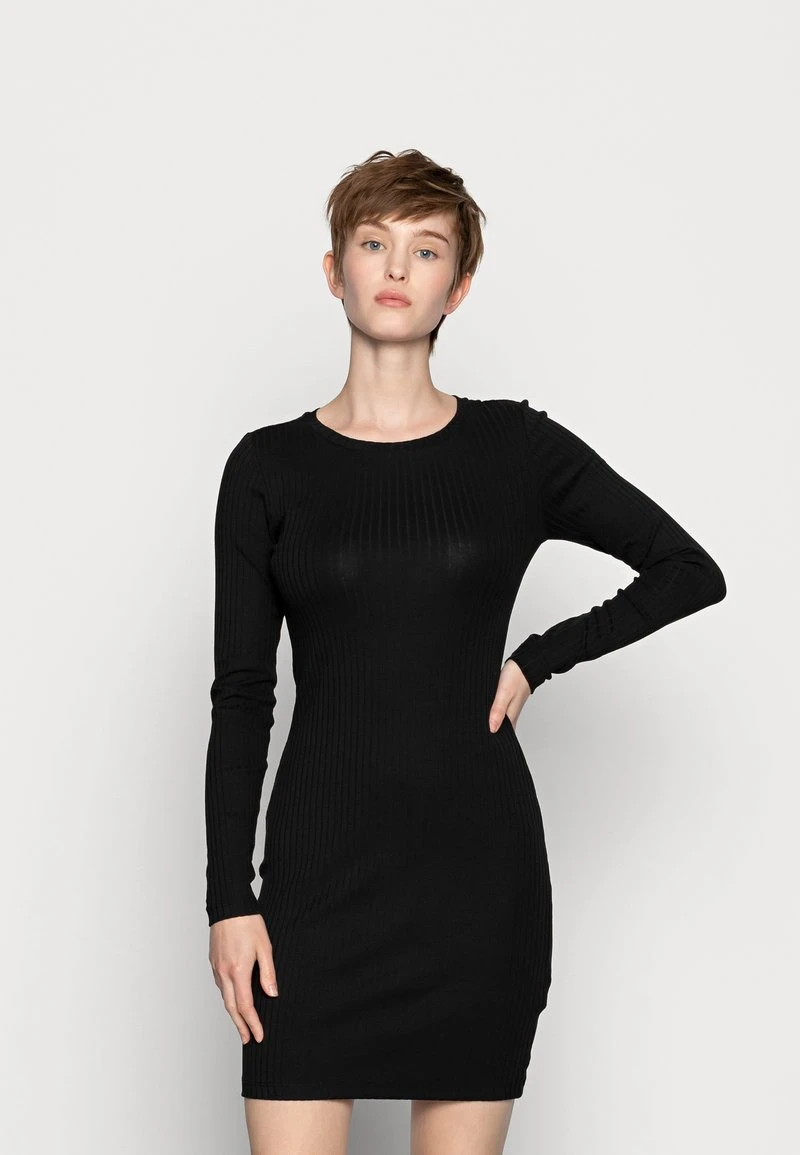 Even&Odd Mujer JERSEYKLEID BASIC - Vestido De Tubo - Black 3 Even&Odd Mujer JERSEYKLEID BASIC - Vestido De Tubo - Black