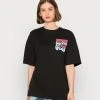 Even&Odd Mujer Camiseta Estampada - Black -Even&Odd Ventas 2024 3834f71ad9914b5fa97c6d3ce427d8b0