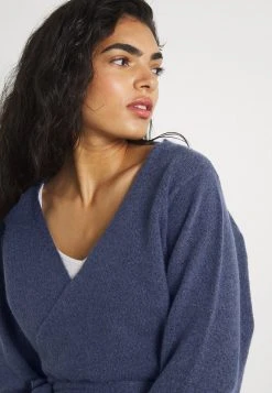 Even&Odd Mujer WICKELJACKE - Chaqueta De Punto - Blue-grey -Even&Odd Ventas 2024 3a669888d75a4406aa607799ff2adaa4