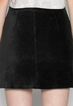 Even&Odd Mujer MINI CORDUROY HIGH ELASTIC WAIST SKIRT - Minifalda - Black -Even&Odd Ventas 2024 3a8921ca4c4f43d4832e8837a4ca8b70