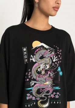 Even&Odd Mujer Vestido Ligero - Black/multi Coloured -Even&Odd Ventas 2024 3adb683c771042908b44842c822d2cb3