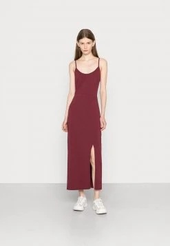 Even&Odd Mujer Vestido Largo - Dark Red