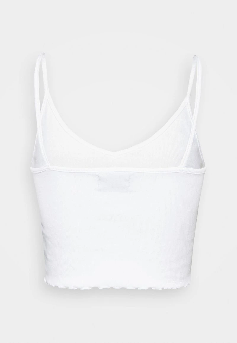 Even&Odd Mujer STRAPPY LETTUCE CROP 3 PACK - Top - White/beige/brown 5 Even&Odd Mujer STRAPPY LETTUCE CROP 3 PACK - Top - White/beige/brown - Imagen 3