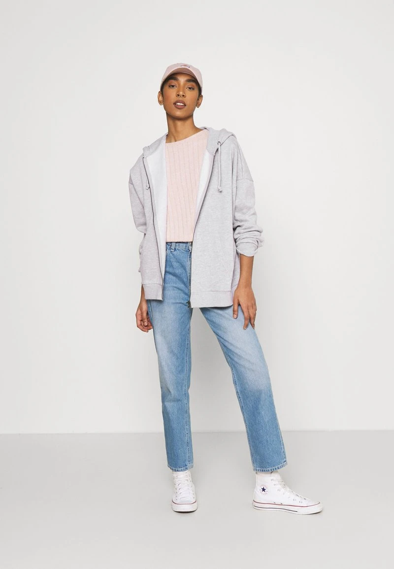 Even&Odd Sudadera Con Cremallera - Mottled Light Grey, Mujer 4 Even&Odd Sudadera Con Cremallera - Mottled Light Grey, Mujer - Imagen 2