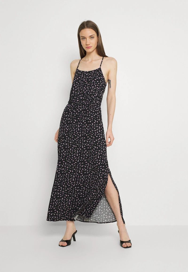 Even&Odd Mujer Vestido Largo - Black/purple 3 Even&Odd Mujer Vestido Largo - Black/purple