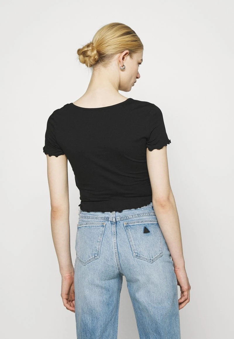 Even&Odd Mujer Camiseta Básica - Black 5 Even&Odd Mujer Camiseta Básica - Black - Imagen 3