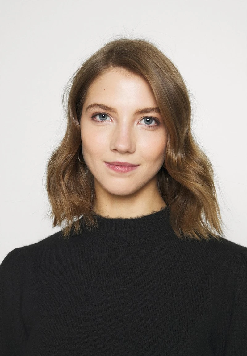 Even&Odd Mujer PUFF SLEEVE JUMPER - Jersey De Punto - Black 7 Even&Odd Mujer PUFF SLEEVE JUMPER - Jersey De Punto - Black - Imagen 5