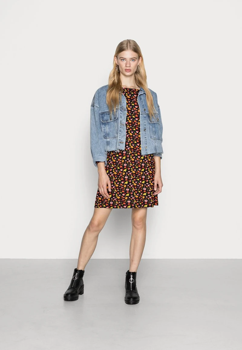 Even&Odd Mujer Vestido Ligero - Black/multi-coloured 4 Even&Odd Mujer Vestido Ligero - Black/multi-coloured - Imagen 2