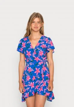 Even&Odd Vestido Informal - Blue/pink, Mujer
