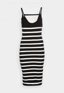 Even&Odd Mujer Vestido De Punto - Black/white -Even&Odd Ventas 2024 476e9a8d57614a7b968d0abc239e12a1