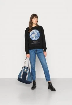 Even&Odd Mujer OVERSIZED EARTH PRINT - Sudadera - Black -Even&Odd Ventas 2024 47df71d986004137885da8d8b741dca0