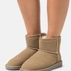 Even&Odd Mujer LEATHER WINTER BOOTIES - Botines - Khaki