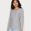 Even&Odd Mujer Jersey De Punto - Mottled Light Grey -Even&Odd Ventas 2024 484cb129fd794752b25a66848323c12c