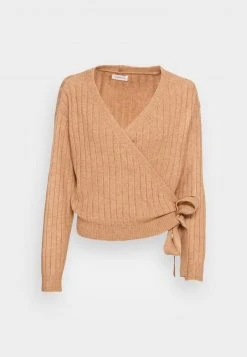 Even&Odd Mujer WRAPPED CARDIGAN - Chaqueta De Punto - Sand -Even&Odd Ventas 2024 49add64bd1b046c3910725a1dbf0e787