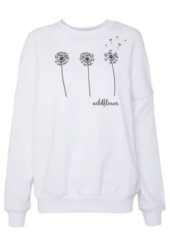 Even&Odd Mujer Printed Crew Neck - Sudadera - White -Even&Odd Ventas 2024 4a540613a7ef4c1e80c865ce5a1c9455
