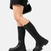 Even&Odd Mujer Botas Con Plataforma - Black