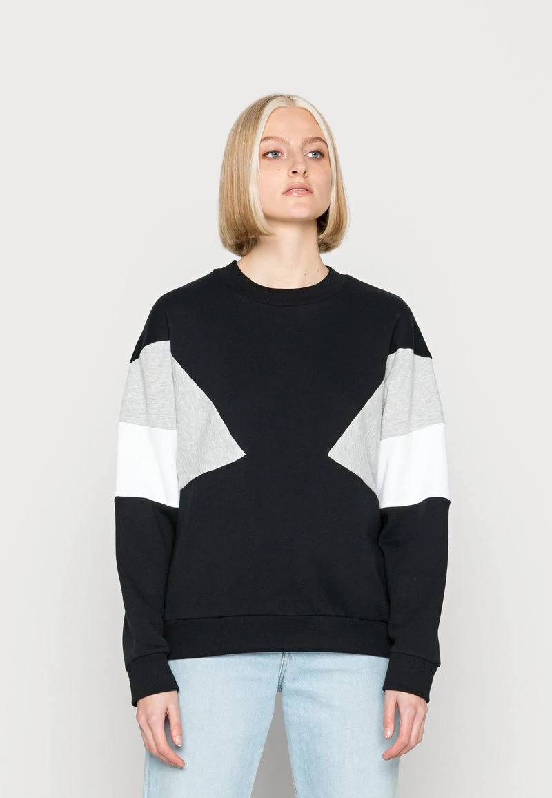 Even&Odd Mujer COLOUR BLOCK OVERSIZED - Sudadera - Black 3 Even&Odd Mujer COLOUR BLOCK OVERSIZED - Sudadera - Black