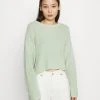 Even&Odd Mujer CROPPED JUMPER - Jersey De Punto - Light Green -Even&Odd Ventas 2024 4e0c2540c6434ef8882a6ba72e6d505e