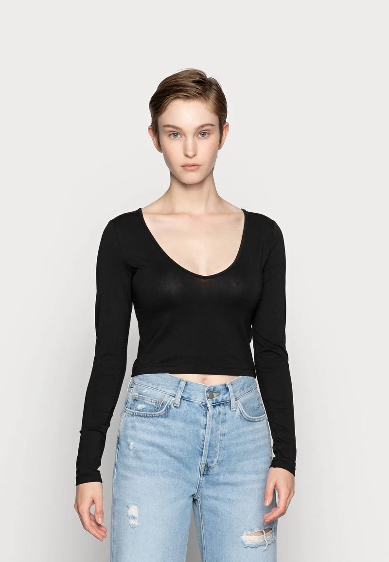 Even&Odd Mujer 2 PACK - Camiseta De Manga Larga - Camel/black 6 Even&Odd Mujer 2 PACK - Camiseta De Manga Larga - Camel/black - Imagen 4