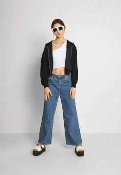 Even&Odd Mujer Ribbed Zip Though Hooded Sweat Jacket - Sudadera Con Cremallera - Black -Even&Odd Ventas 2024 4f9492cdf2cb40f08e79e62908571421