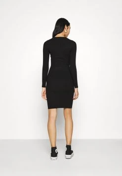 Even&Odd Mujer Knit Mini Wide Rib Basic Dress - Vestido De Tubo - Black -Even&Odd Ventas 2024 5191023079844165b0a8ac5e742fd6c7