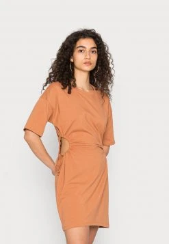 Even&Odd Mujer Vestido Ligero - Brown