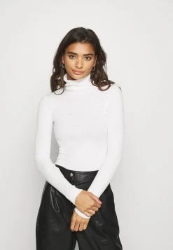 Even&Odd Mujer BASIC TURTLE NECK - Jersey De Punto - White