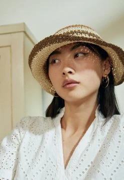 Even&Odd Mujer Sombrero - Tan/green/brown -Even&Odd Ventas 2024 5664696b766a45649533efa59df261c3