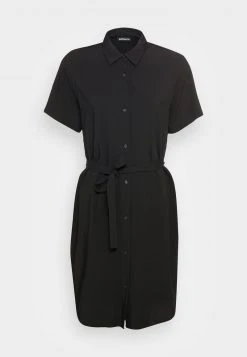 Even&Odd Mujer Vestido Camisero - Black -Even&Odd Ventas 2024 58932816ae8b4b658e4976d4457fae27