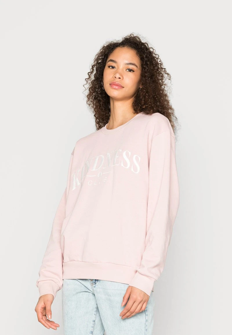 Even&Odd Mujer CALLIE KINDNESS CLUB EMBROIDERY - Sudadera - Light Pink 3 Even&Odd Mujer CALLIE KINDNESS CLUB EMBROIDERY - Sudadera - Light Pink