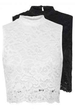 Even&Odd 2 PACK - Top - White/black, Mujer