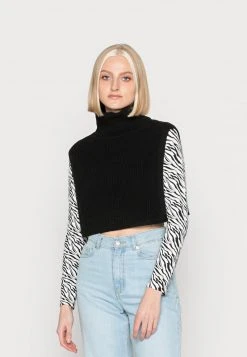 Even&Odd Mujer Poncho - Black