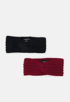 Even&Odd Mujer 2 PACK - Orejeras - Black/red