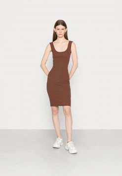 Even&Odd Mujer Vestido De Tubo - Dark Brown